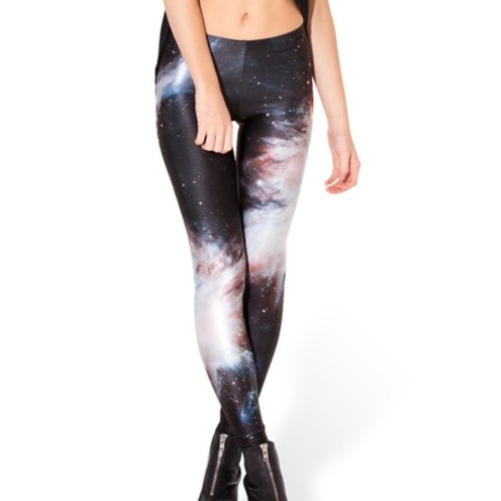 Black milk galaxy black leggings